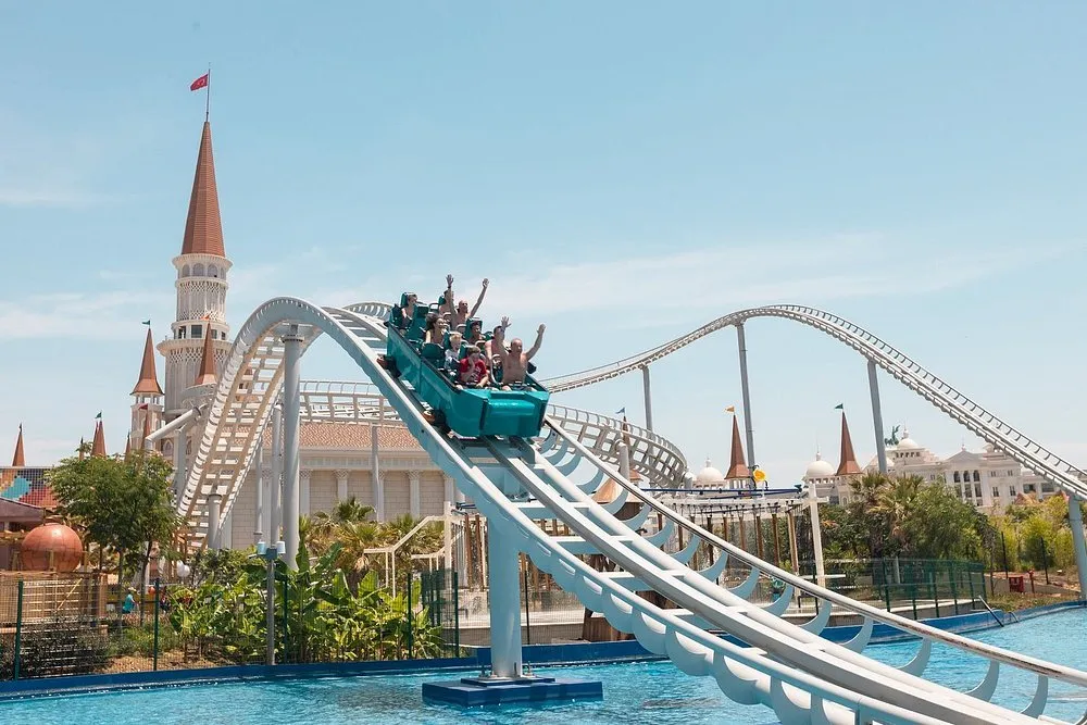 Splash, Slide & Soar: The Land of Legends Journey with Private Cabana